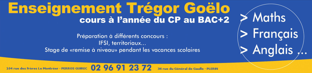 Enseignement Trégor Goëlo